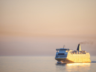 Ferryboat at Sunrise