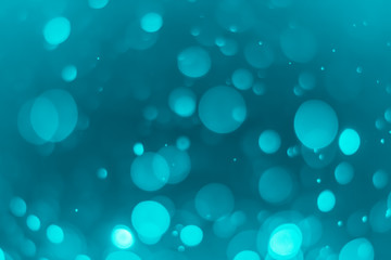 bokeh background turquoise