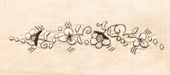 Fototapeta na wymiar embroidery