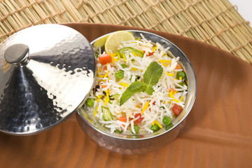 Lemon Rice or Vegetable Pulao
