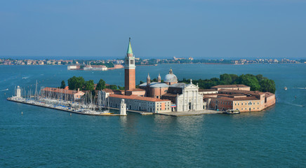 Fototapeta na wymiar San Giorgio Maggiore (Saint George) Island in the Venice Lagoon