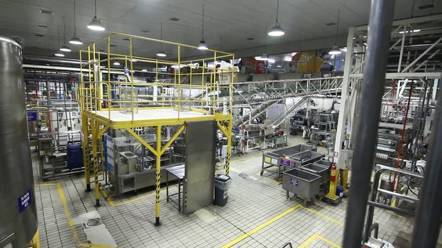 Warehouse floor in lab