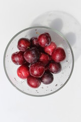 Red plums