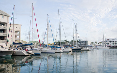 Fototapeta na wymiar Port Saint-François, Guadeloupe