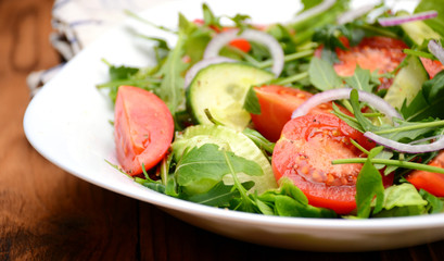 fresh vegetable salad