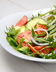 fresh vegetable salad