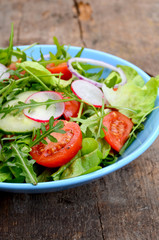 fresh vegetable salad
