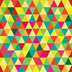 Fototapeta premium wzór z streszczenie geometryczne kolorowe trójkąty