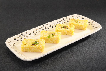 Kalakands Variety with Pistachio