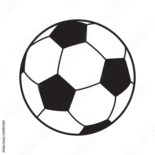 Soccer Ball Icon Isolated Football Games Symbol Soccer Ball Logo
