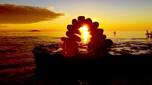 Sonnenuntergang am Meer