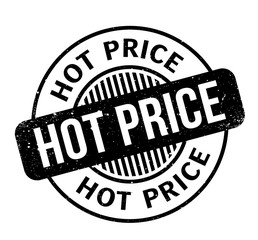 Hot Price rubber stamp. Grunge design with dust scratches. Effects can be easily removed for a clean, crisp look. Color is easily changed.