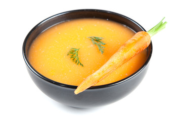Carrot cream soup