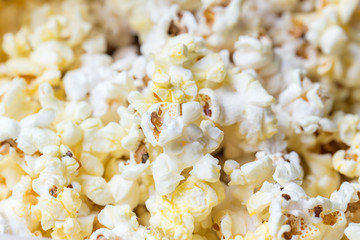 Popcorn texture background