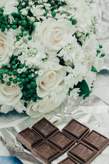 rose and chocolate