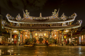 Naklejka premium Taipei Fu City God Temple