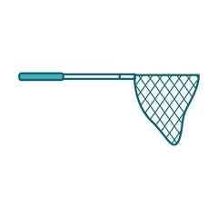 fishing net isolated icon vector illustration design