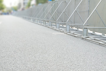 Obraz premium Crowd Control Barriers