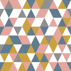 Seamless geometric pattern. Abstract triangle geometrical background Vector illustration. geometric mosaic art abstract with triangle background. Infinity geometric pattern.