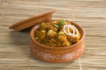 Masala Soya Kebab, Indian Curry Dish