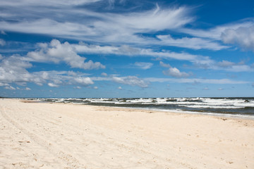 Na bałtyckiej plaży
