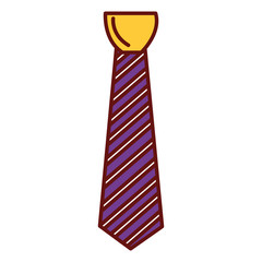 elegant tie isolated icon vector illustration design