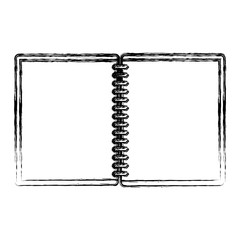 notebook school isolated icon vector illustration design