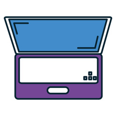 laptop computer isolated icon vector illustration design