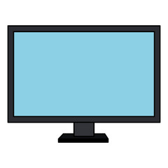 monitor computer isolated icon vector illustration design