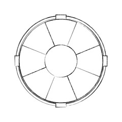 float lifeguard isolated icon vector illustration design