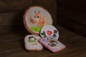 Delicious gingerbread cookies