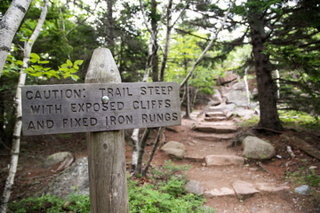 Acadia Trail Sign