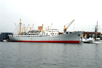 Museumsschiff im Stadthafen Rostock