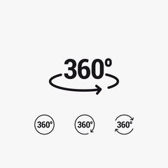 360 Vector Icon Set