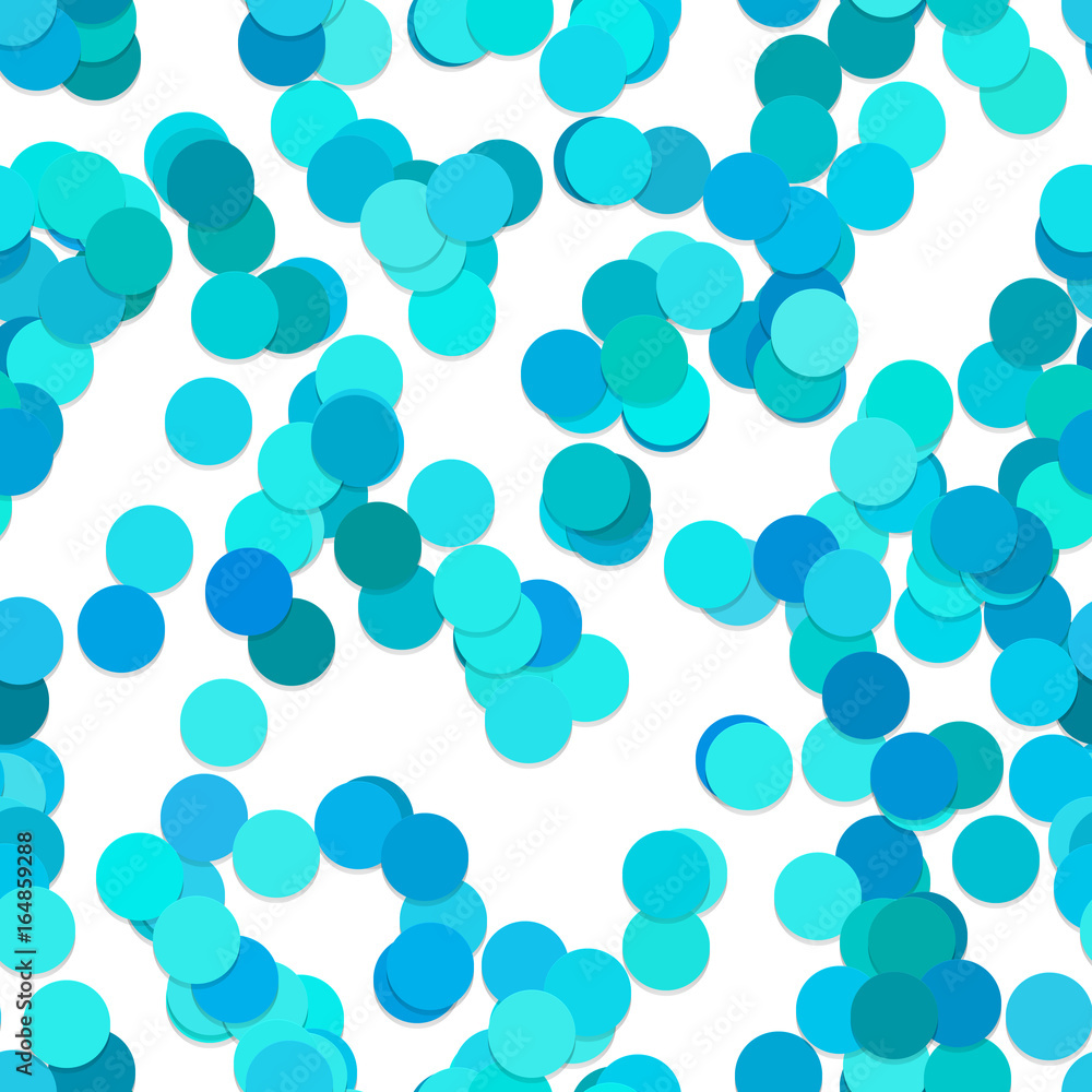 Poster repeating abstract geometric dot pattern background - vector illustration from circles