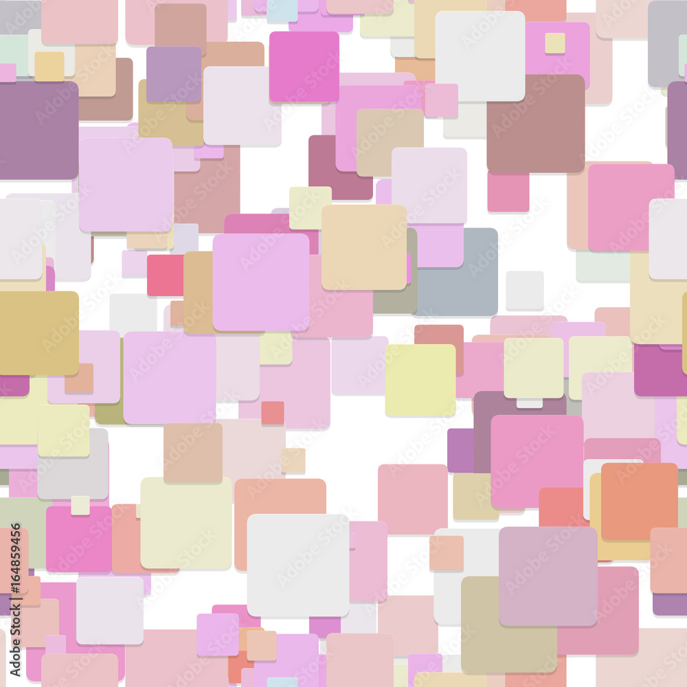 Poster seamless abstract square pattern background - vector graphic design from squares