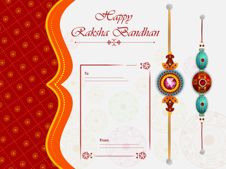 Elegant Rakhi for Brother and Sister bonding in Raksha Bandhan festival from India