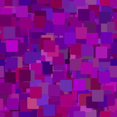 Seamless chaotic square background pattern - vector illustration from squares in purple tones with shadow effect