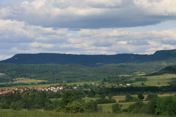 Obraz premium Biosphärngebiet Schäbische Alb Hechingen