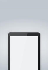 Tablet Mock-Up Banner Gray