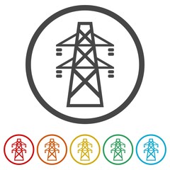 Power Line Icons set