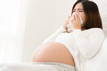 Flu during pregnancy, typically starts with a fever, achiness, and fatigue, followed by cold...