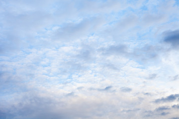Blue sky with cloud