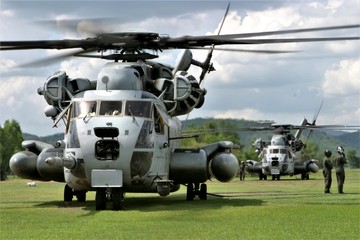 Naklejka na ściany i meble CH-53 Super Stallion Helicopter