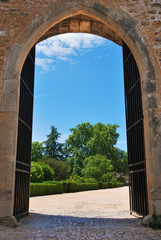 Castle open gate, Tomar, Portugal