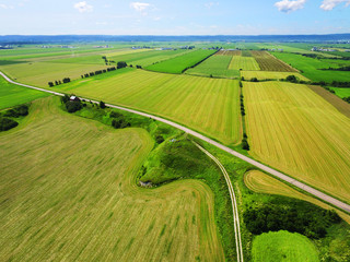 Aerial view of countryside - 164868612