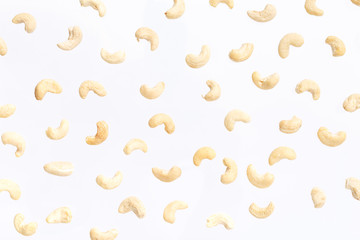Composition of nuts pattern - cashews - 164869659