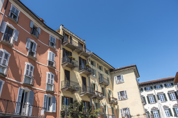 Fototapeta na wymiar Fassade in Verbania, Italien