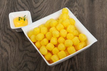 Cheese corn balls