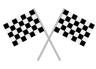 Fototapeta premium Zielflagge